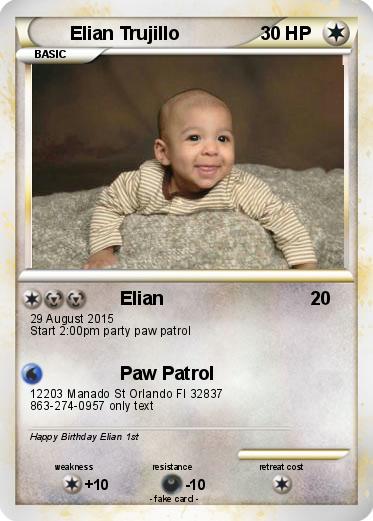 Pokemon Elian Trujillo