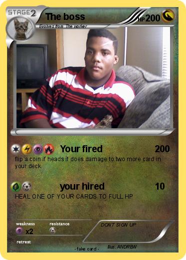Pokemon The boss
