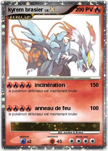 Pokemon kyrem brasier