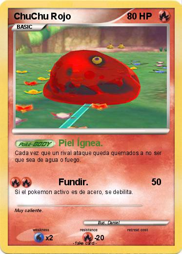 Pokemon ChuChu Rojo