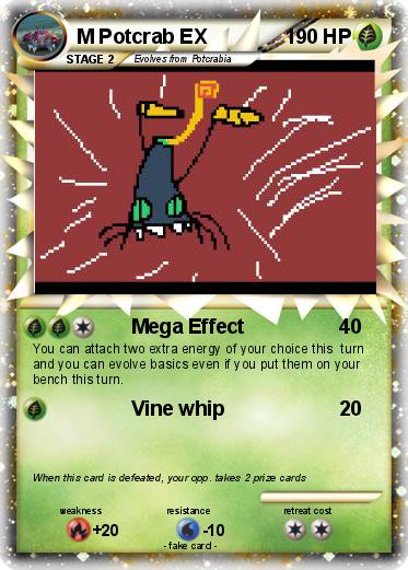 Pokemon M Potcrab EX