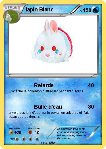 Pokemon lapin Blanc