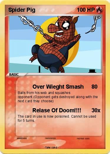 Pokemon Spider Pig
