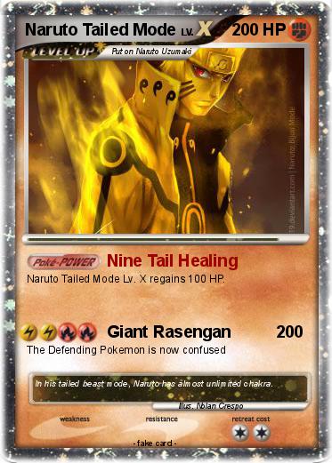 Pokemon Naruto Tailed Mode