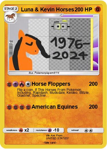 Pokemon Luna & Kevin Horses
