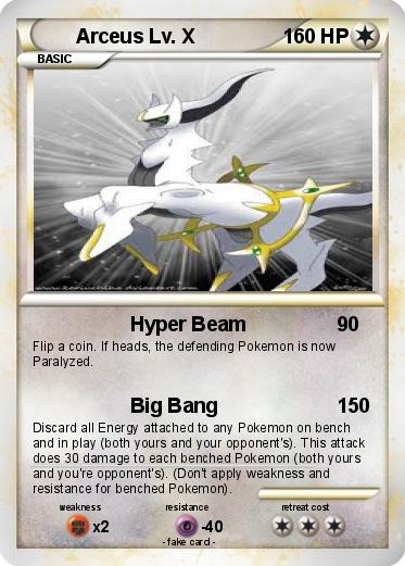 Pokemon Arceus Lv. X