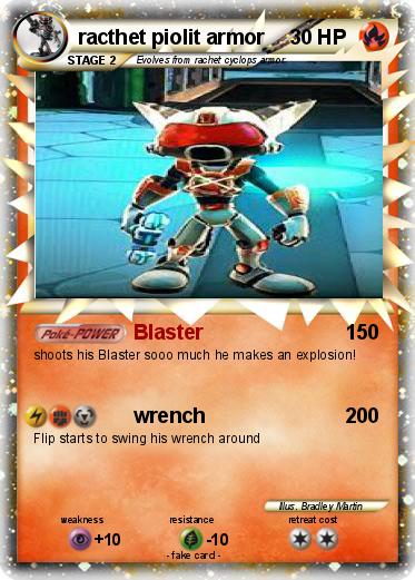 Pokemon racthet piolit armor