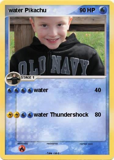 Pokemon water Pikachu