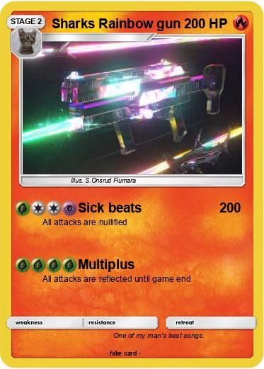 Pokemon Sharks Rainbow gun