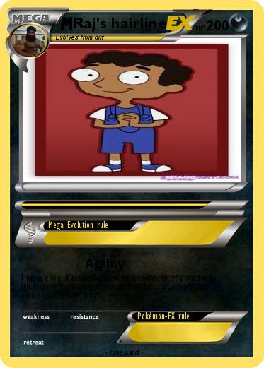 Pokemon Raj's hairline