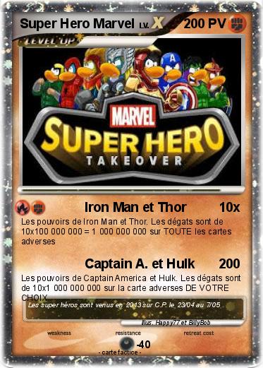 Pokemon Super Hero Marvel