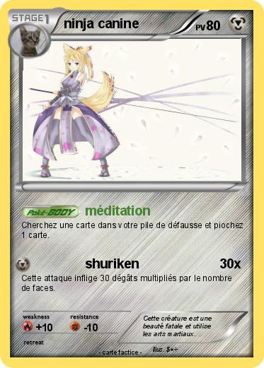 Pokemon ninja canine