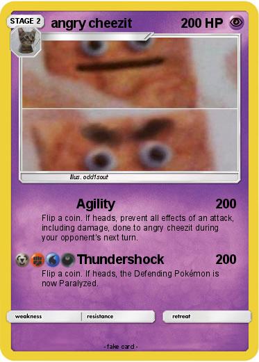 Pokemon angry cheezit