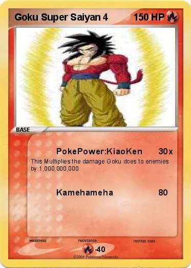Pokemon Goku Super Saiyan 4