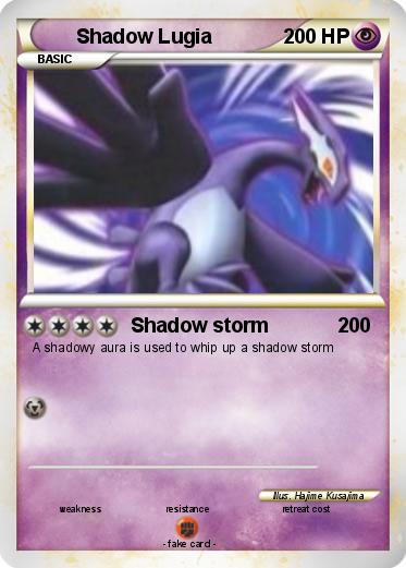 Pokemon Shadow Lugia