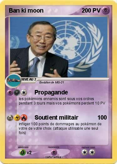Pokemon Ban ki moon