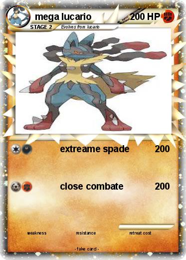 Pokemon mega lucario
