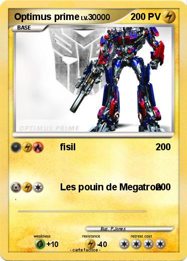 Pokemon Optimus prime
