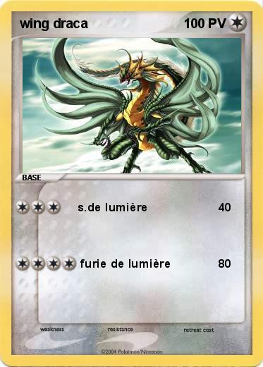 Pokemon wing draca