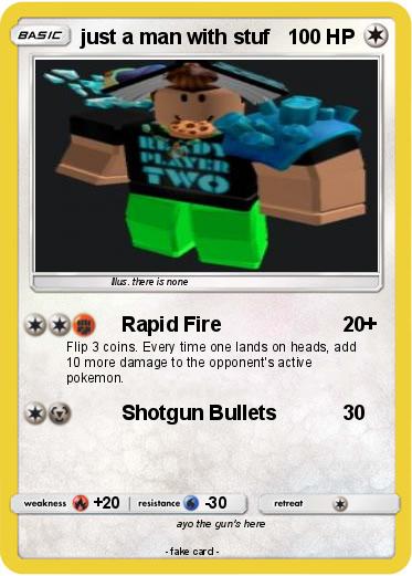 Pokemon just a man with stuf
