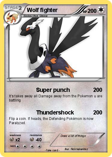 Pokemon Wolf fighter