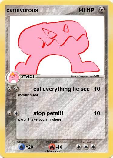 Pokemon carnivorous