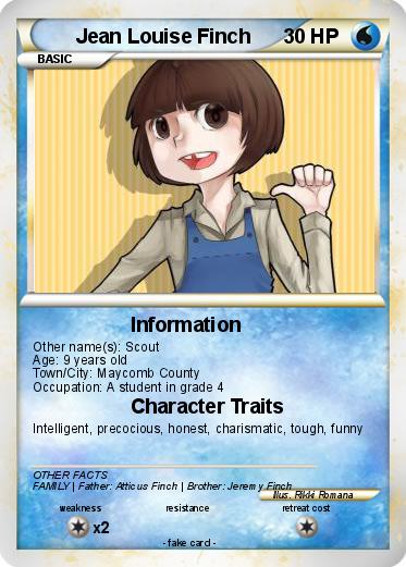 Pokemon Jean Louise Finch