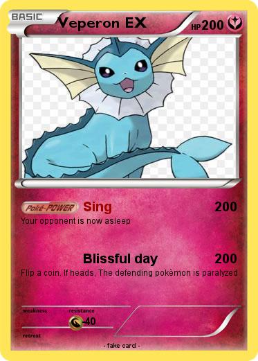 Pokemon Veperon EX