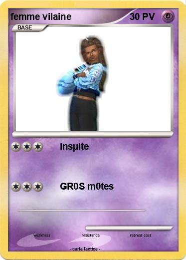 Pokemon femme vilaine