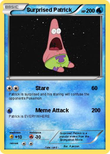 Pokemon Surprised Patrick