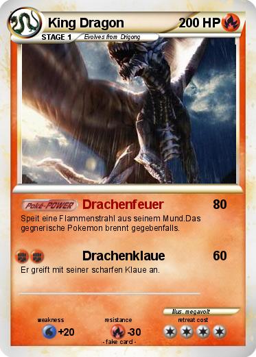 Pokemon King Dragon