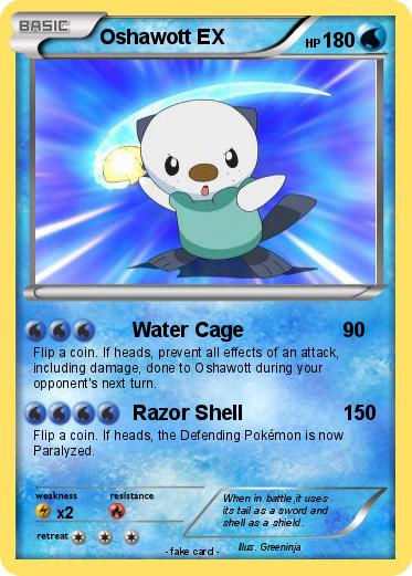 Pokemon Oshawott EX