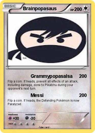 Pokemon Brainpopasaus