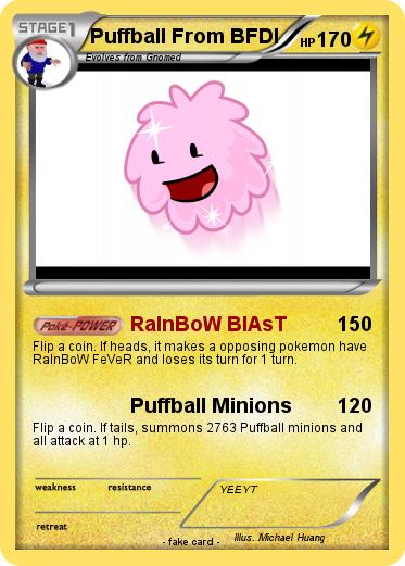 Pokemon Puffball From BFDI