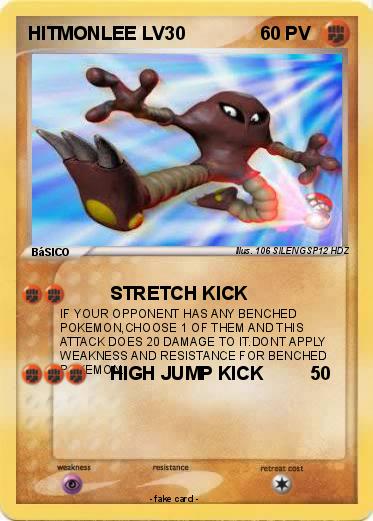 Pokemon HITMONLEE LV30
