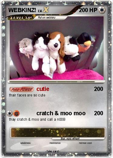 Pokemon WEBKINZ!