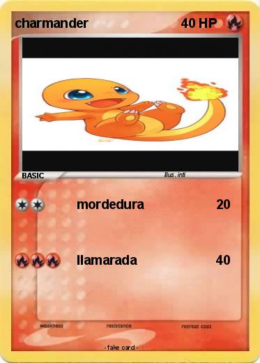 Pokemon charmander