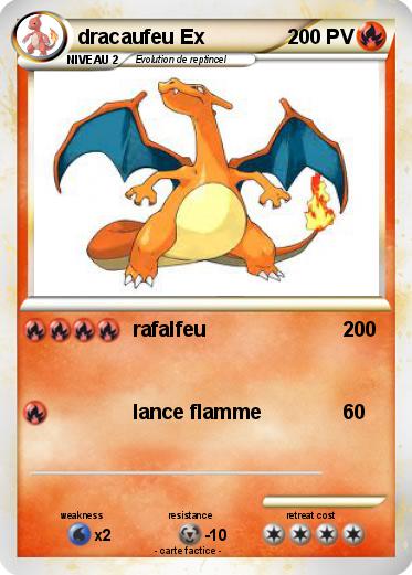 Pokemon dracaufeu Ex