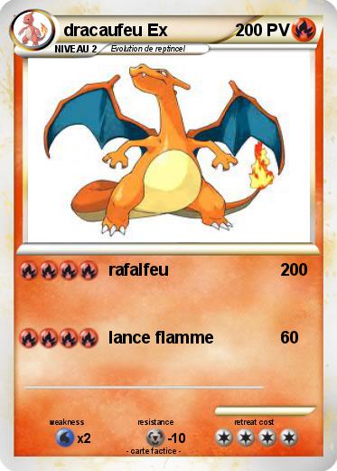 Pokemon dracaufeu Ex