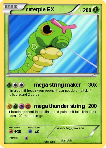 Pokemon caterpie EX