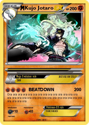 Pokemon Kujo Jotaro