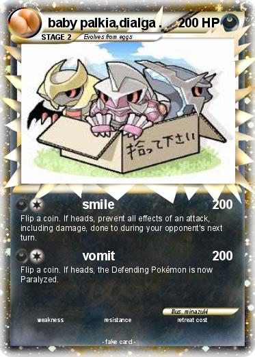 Pokemon baby palkia,dialga .
