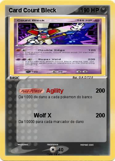 Pokemon Card Count Bleck