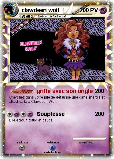 Pokemon clawdeen woit
