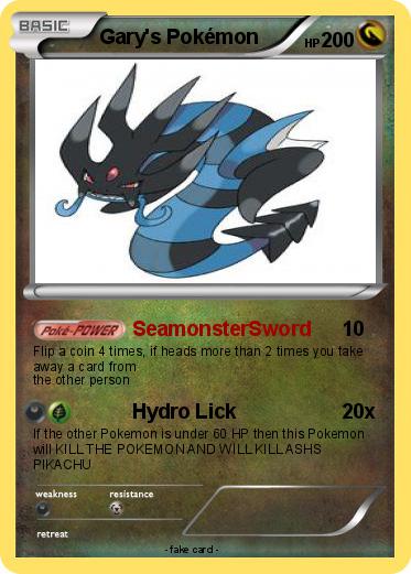 Pokemon Gary's Pokémon