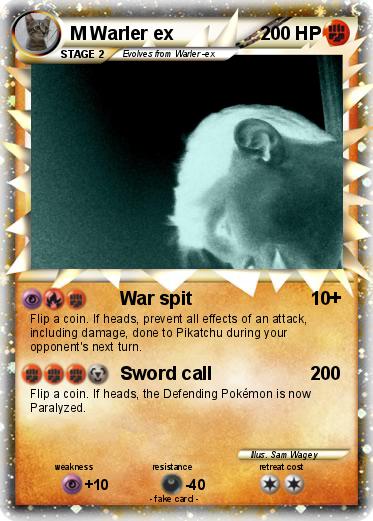 Pokemon M Warler ex