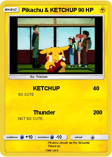 Pokemon Pikachu & KETCHUP