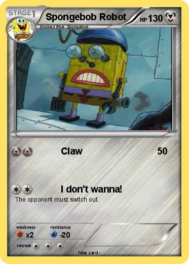 Pokemon Spongebob Robot