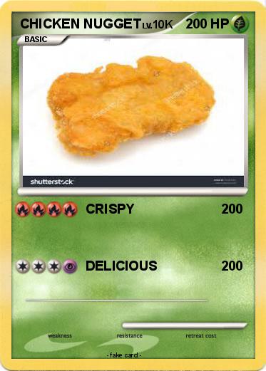 Pokemon CHICKEN NUGGET