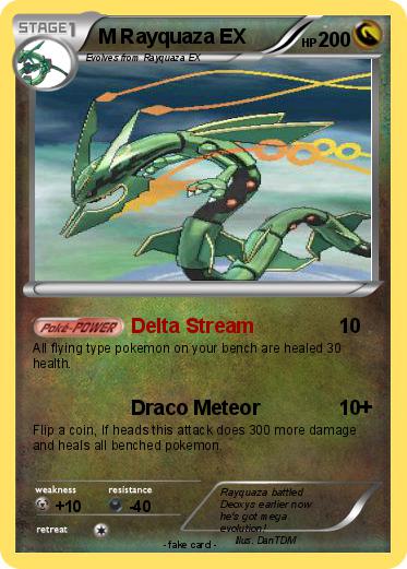 Pokemon M Rayquaza EX